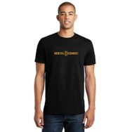 Qivi Mortal Kombat 11 Logo Baskılı Siyah Erkek Örme T-shirt