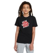 Qivi Naruto Anime Behemoth Baskılı Unisex Çocuk Siyah T-shirt