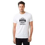 Qivi Pantera Stronger Than All Baskılı Beyaz Erkek T-shirt