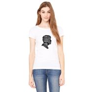 Qivi Peaky Blinders By Order of the Baskılı Beyaz Örme Kadın T-shirt