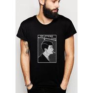 Qivi Peaky Blinders So Fucking Close Baskılı Siyah Erkek Örme T-shirt