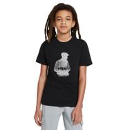 Qivi Peaky Blinders Tommy Shelby Gölge Baskılı Siyah Unisex Çocuk T-shirt