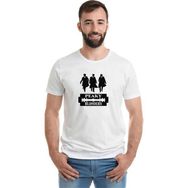Qivi Peaky Blinders Tommy Shelby Jilet Baskılı Beyaz Erkek T-shirt