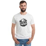 Qivi Pubg Vikendi Baskılı Beyaz Erkek T-shirt