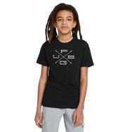 Qivi Pubg X Kadın Baskılı Siyah Unisex Çocuk T-shirt
