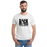Qivi Queen We Will Rock You Baskılı Beyaz Erkek T-shirt
