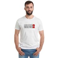Qivi Red Dead Logo Baskılı Beyaz Erkek T-shirt