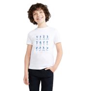 Qivi RF0338-COCTS Baskılı Beyaz Unisex Çocuk T-shirt