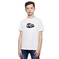 Qivi RF0642-COCTS Baskılı Unisex Çocuk Beyaz T-shirt