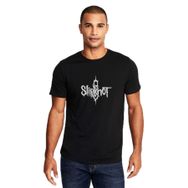 Qivi RF1114-ERKTS Slipknot Baskılı Siyah Örme Erkek T-shirt