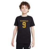 Qivi Riverdale 9 Baskılı Siyah Unisex Çocuk T-shirt