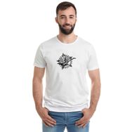 Qivi Rock Star Metal Rock Baskılı Beyaz Erkek T-shirt