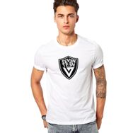 Qivi Seventeen Logo Baskılı Beyaz Erkek T-shirt