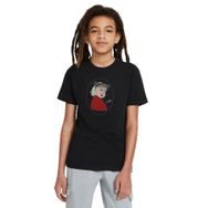 Qivi SFK0017-COCTS Baskılı Unisex Çocuk Siyah T-shirt