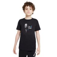 Qivi SFK0032-COCTS Baskılı Unisex Çocuk Siyah T-shirt