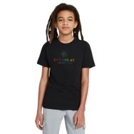 Qivi SFK0158-COCTS Baskılı Unisex Çocuk Siyah Sweatshirt
