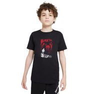 Qivi SFK0324-COCTS Baskılı Unisex Çocuk Siyah Sweatshirt