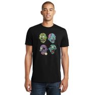 Qivi SFK0345ERKTS One Piece Zombie Baskılı Siyah Örme Erkek T-shirt