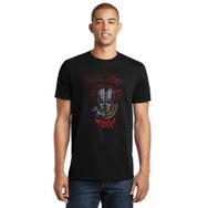 Qivi SFK0420ERKTS Pennywise Baskılı Siyah Örme Erkek T-shirt