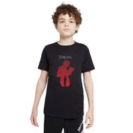 Qivi SFK0500-COCTS Baskılı Unisex Çocuk Siyah T-shirt