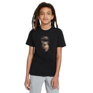 Qivi SFK0520-COCTS Baskılı Unisex Çocuk Siyah Sweatshirt