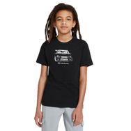 Qivi SFK0556-COCTS Impreza Baskılı Unisex Çocuk Siyah Sweatshirt