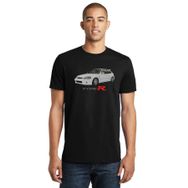 Qivi SFK0567ERKTS Taypr Baskılı Siyah Örme Erkek T-shirt