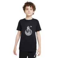 Qivi SFK0593-COCTS Baskılı Unisex Çocuk Siyah Sweatshirt