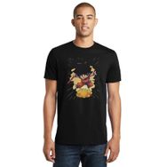 Qivi SFK0615ERKTS Anime Dragon Ball Baskılı Siyah Örme Erkek T-shirt