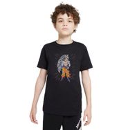 Qivi SFK0623-COCTS Baskılı Unisex Çocuk Siyah Sweatshirt