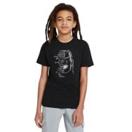 Qivi SFK0641-COCTS Baskılı Unisex Çocuk Siyah Sweatshirt