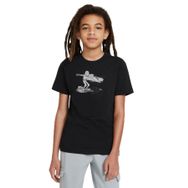Qivi SFK0644-COCTS Baskılı Unisex Çocuk Siyah Sweatshirt