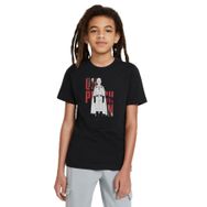 Qivi SFK0648-COCTS Baskılı Unisex Çocuk Siyah Sweatshirt