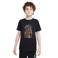 Qivi SFK0656-COCTS Baskılı Unisex Çocuk Siyah T-shirt