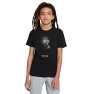Qivi SFK0671-COCTS Baskılı Unisex Çocuk Siyah Sweatshirt