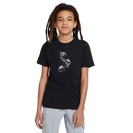Qivi SFK0695-COCTS Smoky Heads Skull Kurukafa Baskılı Unisex Çocuk Siyah Sweatshirt