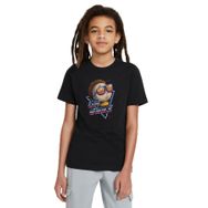 Qivi SFK0701-COCTS Rick Morty Geez Baskılı Unisex Çocuk Siyah Sweatshirt