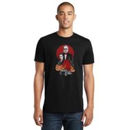 Qivi SFK0708ERKTS The Godfather Baskılı Siyah Örme Erkek T-shirt