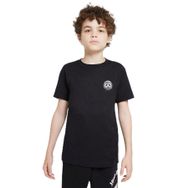 Qivi SFK0769-COCTS Baskılı Unisex Çocuk Siyah T-shirt