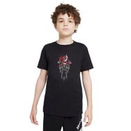 Qivi SFK0778-COCTS Baskılı Siyah Unisex Çocuk T-shirt