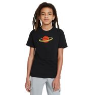 Qivi SFK0783-COCTS Baskılı Unisex Çocuk Siyah Sweatshirt