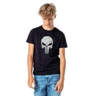 Qivi SFK0827-COCTS Baskılı Siyah Erkek Çocuk T-shirt
