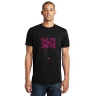 Qivi SFK0843ERKTS Fight Club Baskılı Siyah Örme Erkek T-shirt