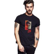 Qivi SFK0845ERKTS Fight Club 02 Baskılı Siyah Örme Erkek T-shirt