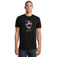 Qivi SFK0870ERKTS Joker Baskılı Siyah Örme Erkek T-shirt