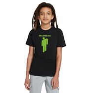 Qivi SFK0979-COCTS Baskılı Unisex Çocuk Siyah Sweatshirt
