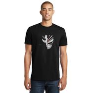 Qivi SFK0999ERKTS Bleach Anime Baskılı Siyah Örme Erkek T-shirt