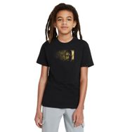 Qivi SFK1006-COCTS Baskılı Unisex Çocuk Siyah Sweatshirt