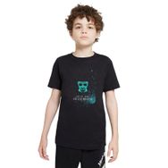 Qivi SFK1010-COCTS Baskılı Unisex Çocuk Siyah Sweatshirt