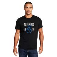 Qivi Shawn Mendes Peace 1998 Baskılı Siyah Erkek Örme T-shirt